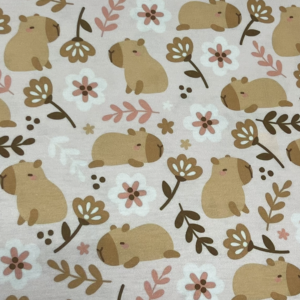 Malha PP Estampada - Capivara 1 /m