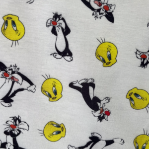 Malha PP Estampada - Frajola e PiuPiu 1 /m