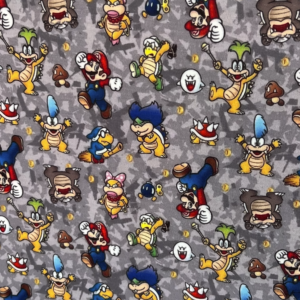 Malha PP Estampada - Mario 1 /m