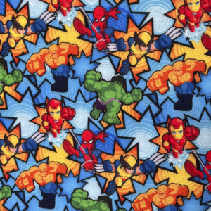 Malha PP Estampada - Mini Vingadores 1 /m