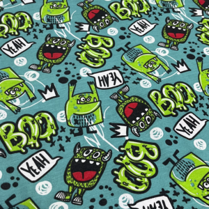 Malha PP Estampada - Monstrinhos 1 /m