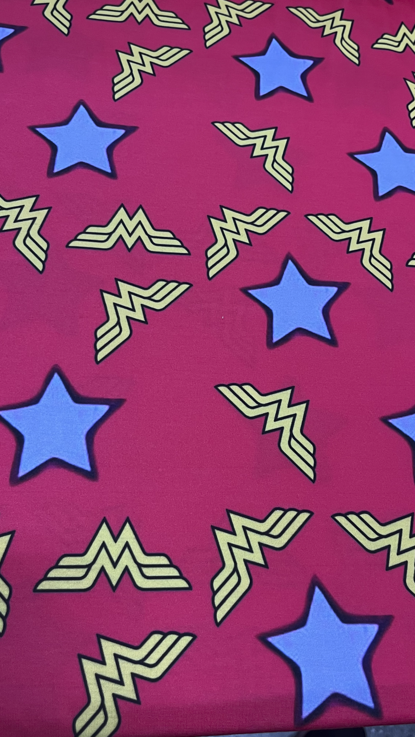 Malha PP Estampada - Mulher Maravilha 1 /m