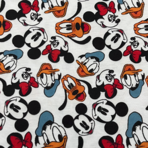 Malha PP Estampada - Pluto, Mickey, Donald 2 /m