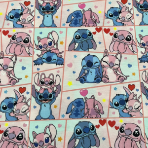 Malha PP Estampada - Stitch 1 /m