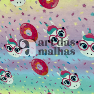 Malha PP Estampada - Unicórnio 2 /m