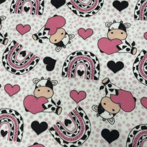 Malha PP Estampada - Vaquinha 1 /m