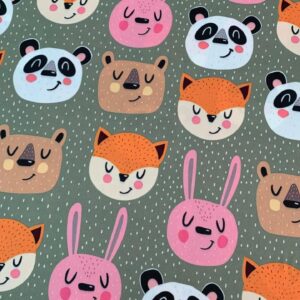 Malha Suede Estampada - Animais 1