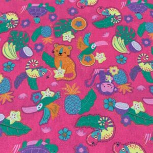 Malha Suede Estampada - Animais 2