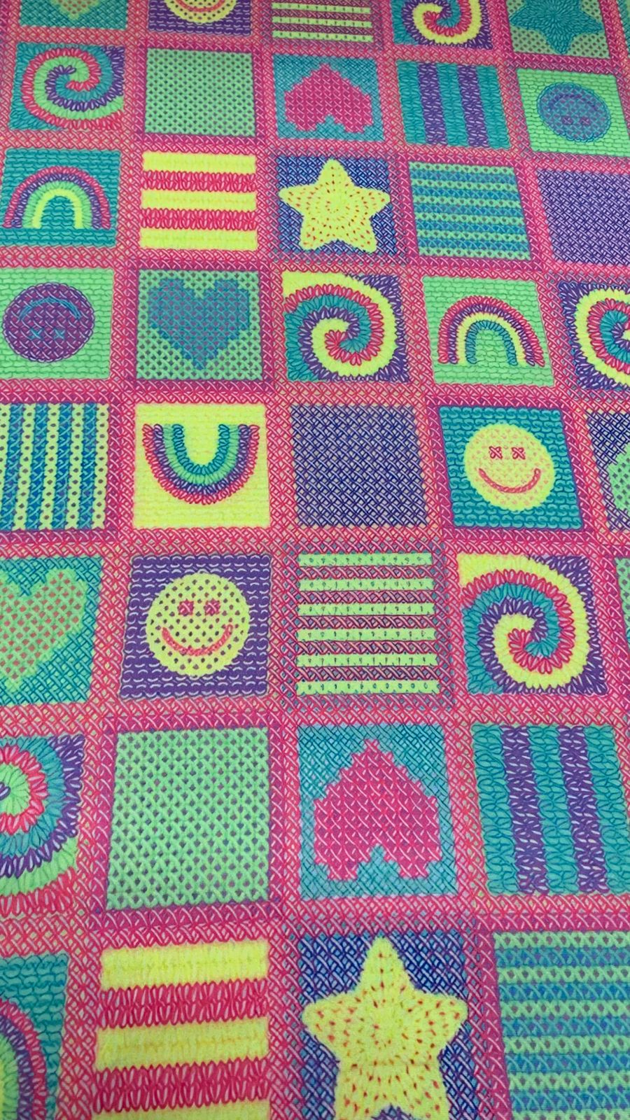 Malha Suede Estampada - Crochê 1