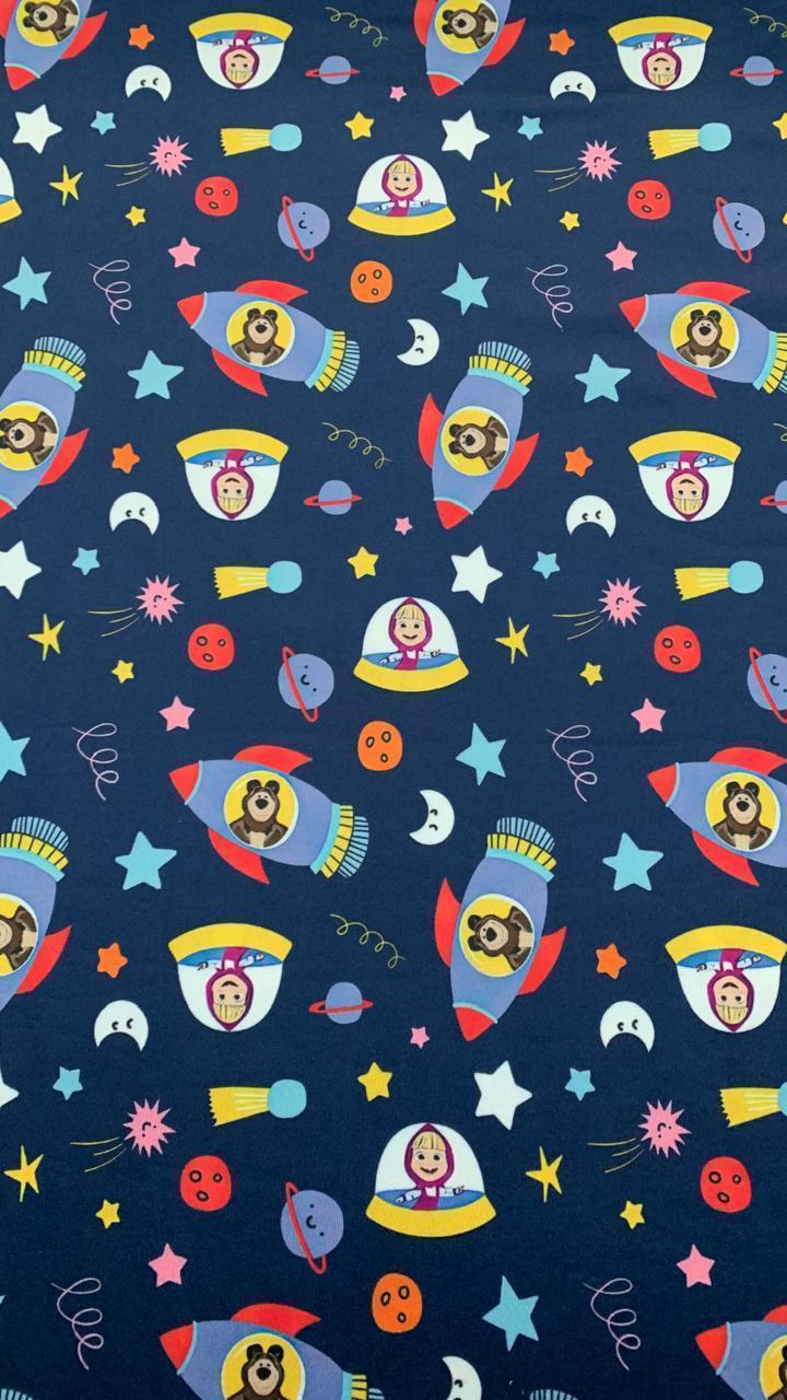 Malha Suede Estampada - Espaço 1