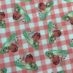 Malha Suede Estampada - Fazendinha 1