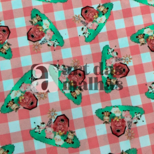 Malha Suede Estampada - Fazendinha 1