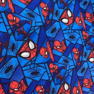 Malha Suede Estampada - Homem Aranha 1