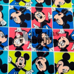 Malha Suede Estampada - Mickey Mouse 1