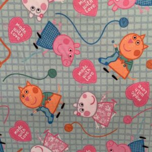Malha Suede Estampada - Peppa Pig 1