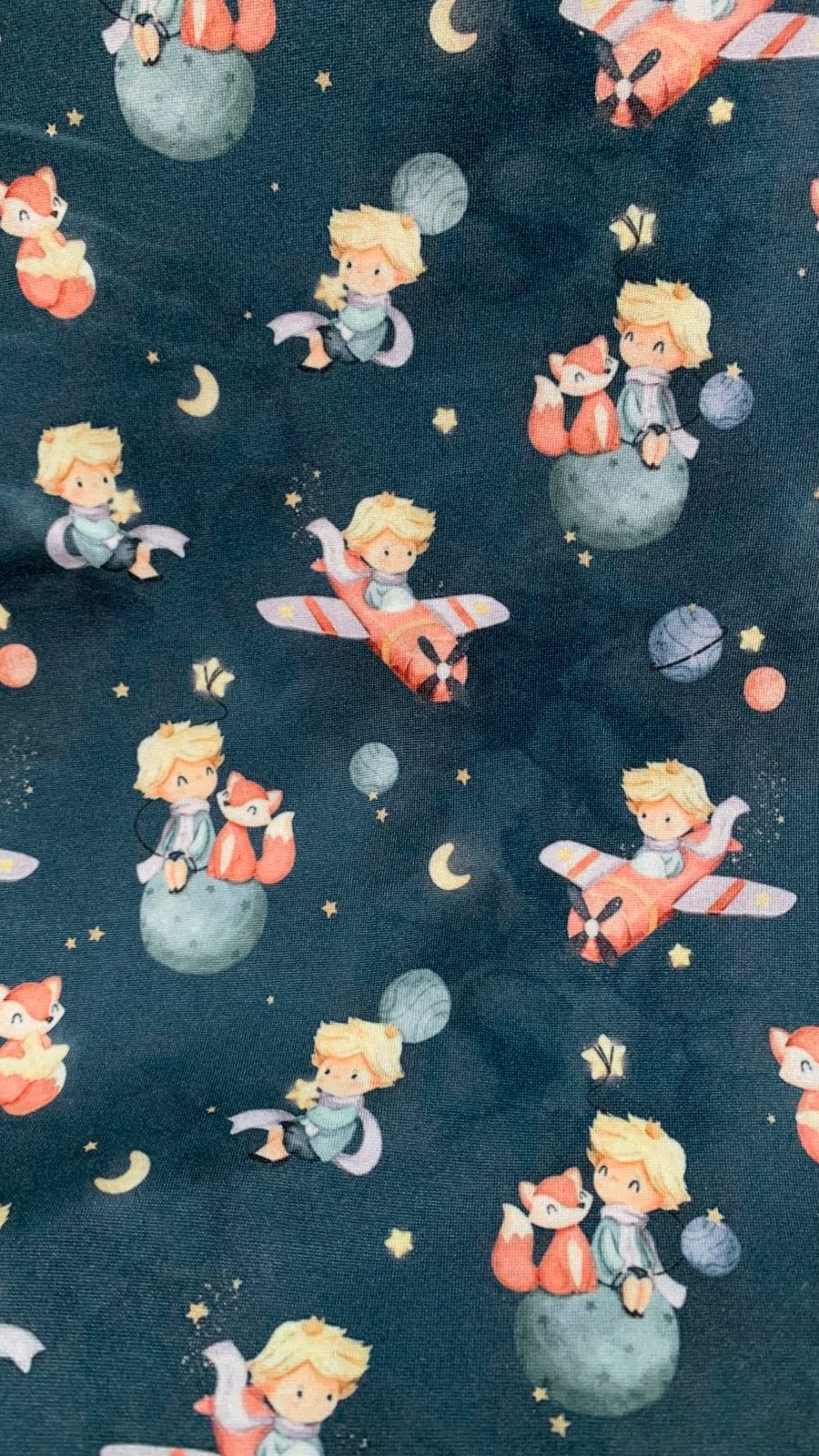 Malha Suede Estampada - Pequeno Príncipe 1