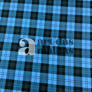 Malha Suede Estampada - Quadriculado 2