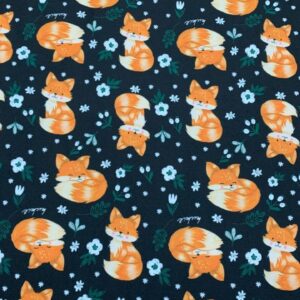 Malha Suede Estampada - Raposa 1