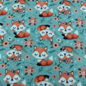 Malha Suede Estampada - Raposa 2