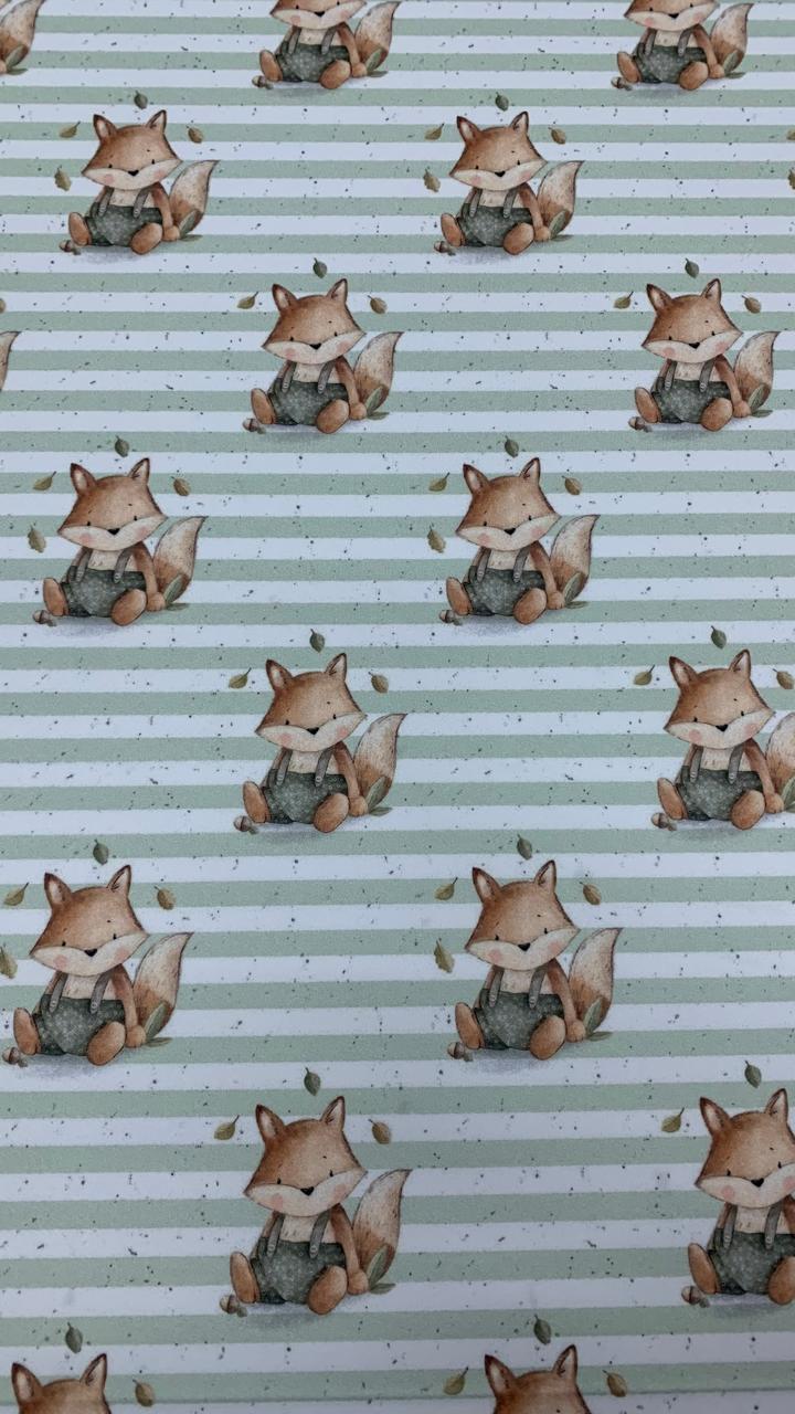 Malha Suede Estampada - Raposa 3