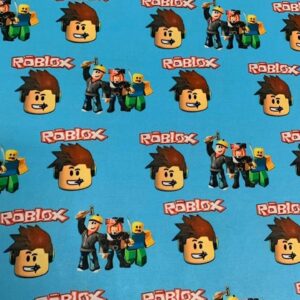 Malha Suede Estampada - Roblox 1