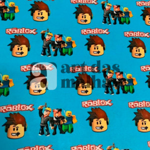 Malha Suede Estampada - Roblox 1