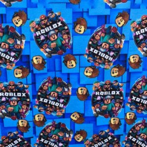 Malha Suede Estampada - Roblox 2