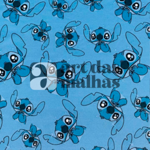 Malha Suede Estampada - Stitch 2