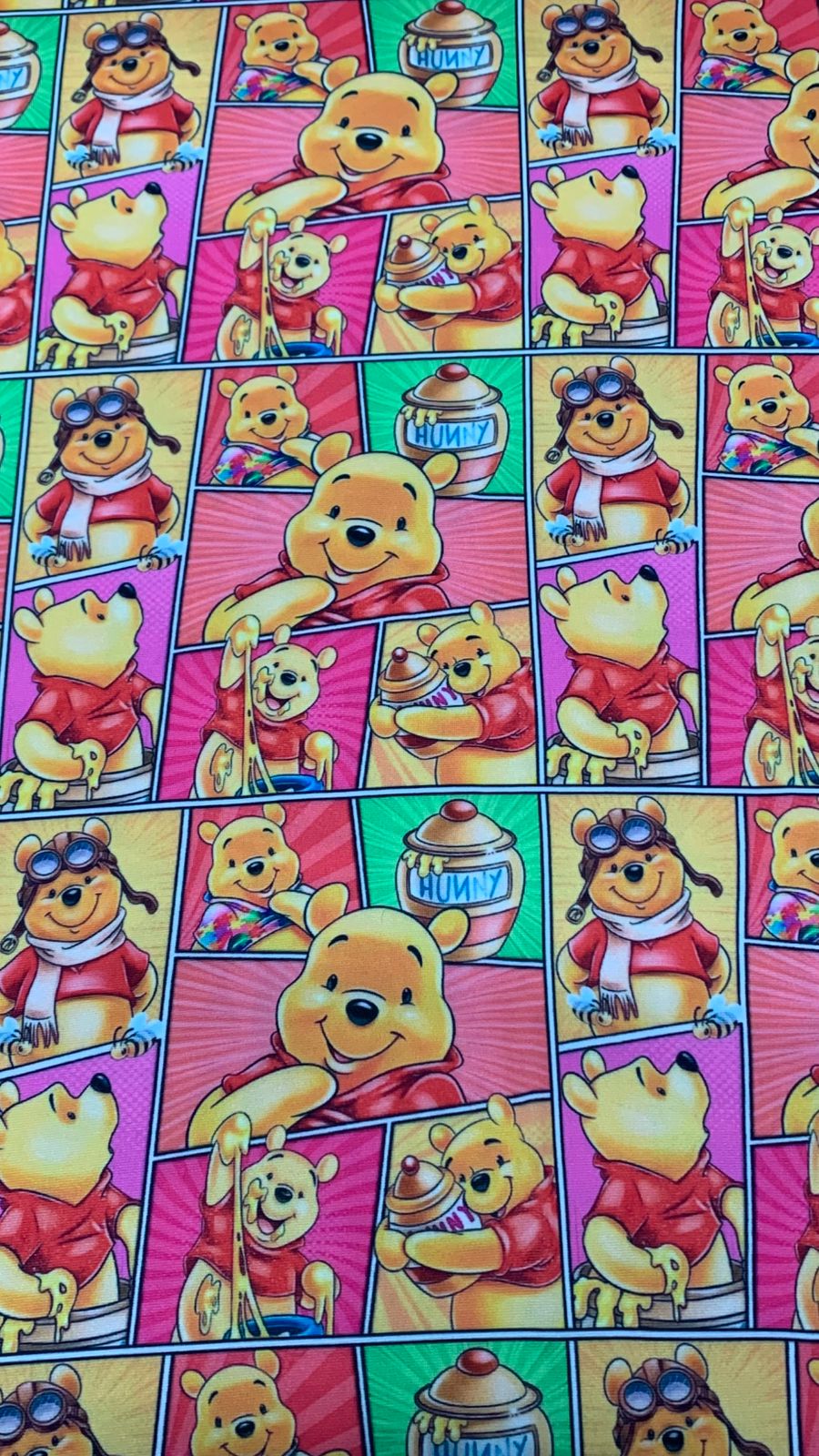 Malha Suede Estampada - Ursinho Pooh 1