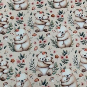 Malha Suede Estampada - Ursinhos 3