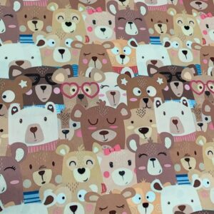 Malha Suede Estampada - Ursinhos 5