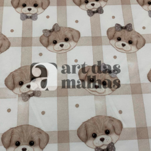 Molecotton Digital Estampado - Cachorro 3