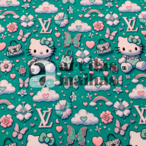 Molecotton Digital Estampado - Hello Kitty 1