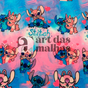 Molecotton Digital Estampado - Stitch 1