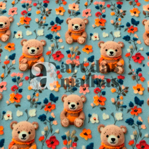 Molecotton Digital Estampado - Ursinhos 3
