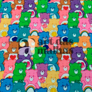 Molecotton Digital Estampado - Ursinhos Carinhosos 1