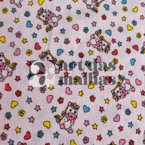 Flanela Cueiro Estampada - Unicórnio 2 /m