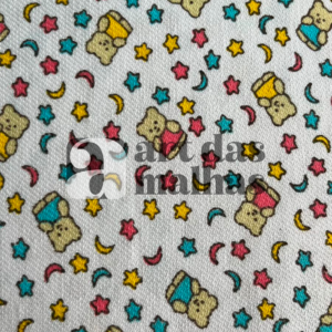 Flanela Cueiro Estampada - Urso 2 /m