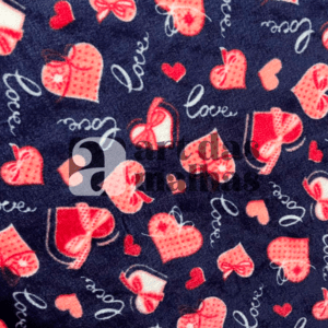 Fleece Importado Estampado - Coração 3 /m