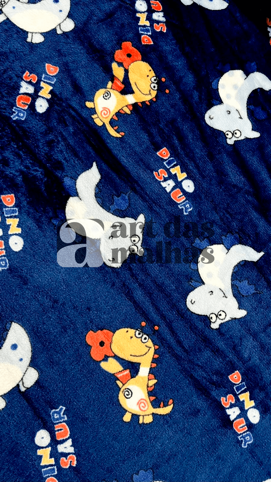 Fleece Importado Estampado - Dinossauro 3 /m