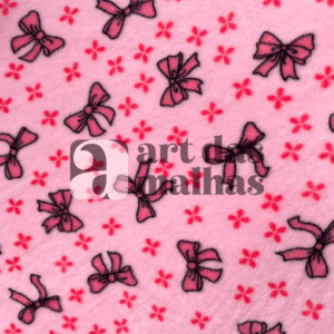 Fleece Importado Estampado - Laço 1 /m