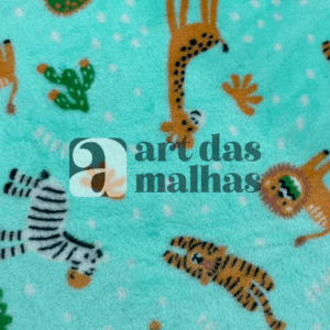 Fleece Importado Estampado - Safari 3 /m