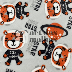 Fleece Importado Estampado - Tigre 3 /m