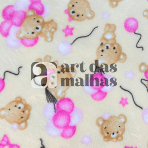 Fleece Importado Estampado - Ursos 4 /m