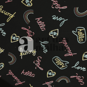 Moletinho Estampado - Frases 1 /m