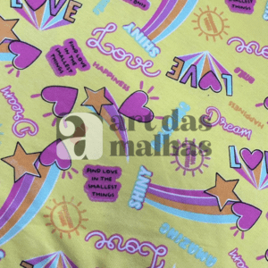 Moletinho Estampado - Frases 3 /m