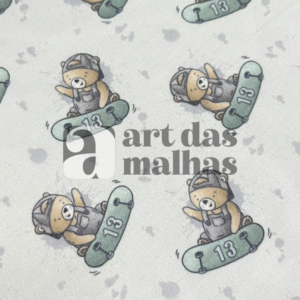 Moletinho Estampado - Urso 1 /m