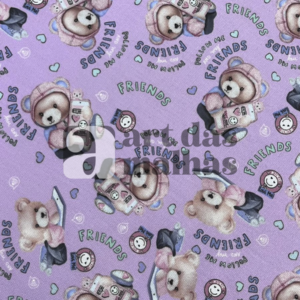 Moletinho Estampado - Urso 11 /m