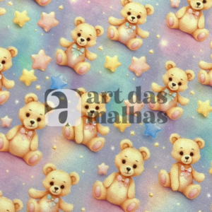 Moletinho Estampado - Urso 12 /m