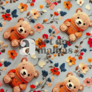 Moletinho Estampado - Urso 2 /m